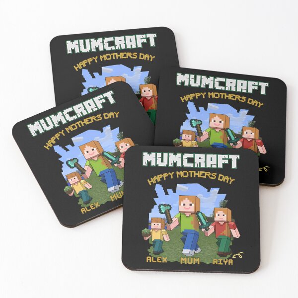 Item preview, Mumcraft Personalised Kids Names, Mothers Day Shirt, gift for mom, Gaming Mom Jumper designed and sold by Jeffasmooren.