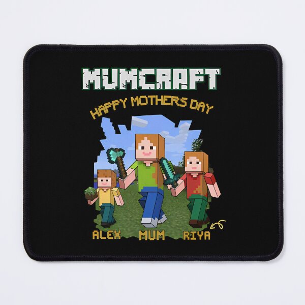 Item preview, Mumcraft Personalised Kids Names, Mothers Day Shirt, gift for mom, Gaming Mom Jumper designed and sold by Jeffasmooren.