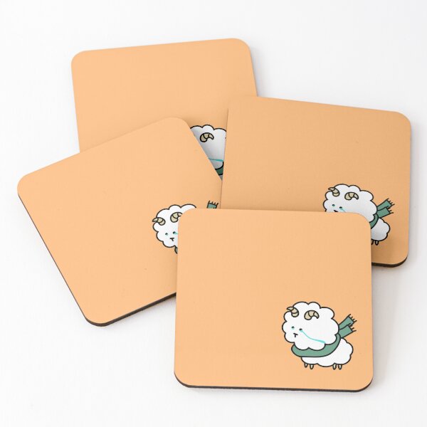 Item preview, Sad Fluffy Sheep wearing a Green Scarf designed and sold by ubborn.