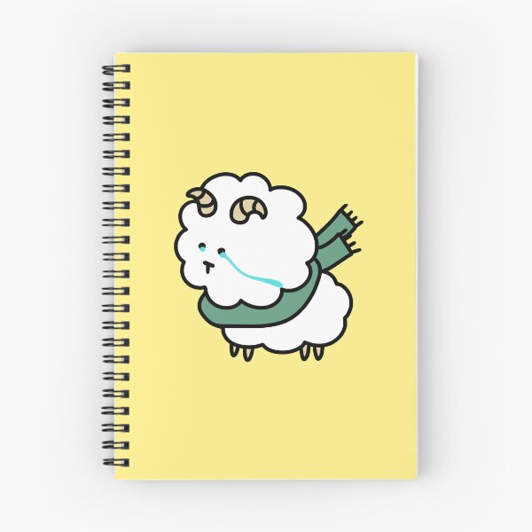 Item preview, Sad Fluffy Sheep wearing a Green Scarf designed and sold by ubborn.