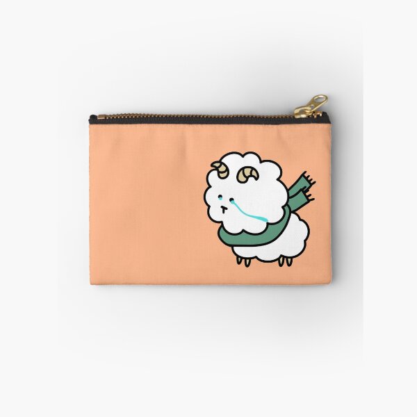 Item preview, Sad Fluffy Sheep wearing a Green Scarf designed and sold by ubborn.
