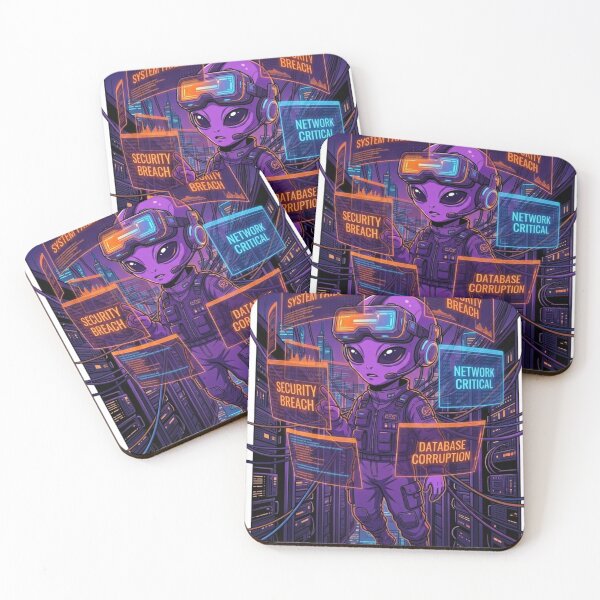 Item preview, Alien IT Support  Warning Zone designed and sold by KurtByteStudio.