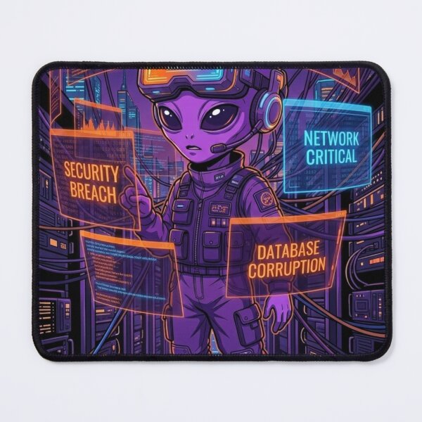 Item preview, Alien IT Support  Warning Zone designed and sold by KurtByteStudio.