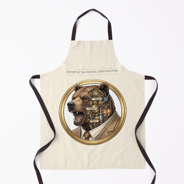 Item preview, Funny Bear Anatomy - Office Micromanagement Steampunk Art designed and sold by Top-Tier Thinking .