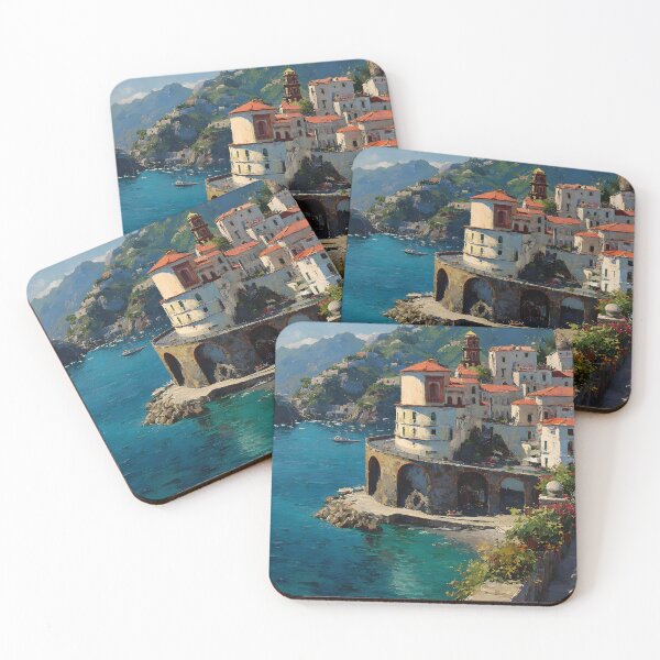 Item preview, Amalfi Coastal Village designed and sold by daila70.
