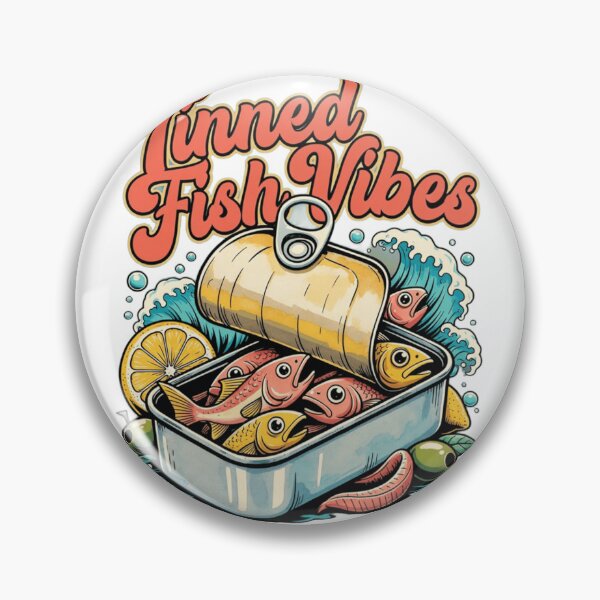 Item preview, "Tinned Fish Vibes designed and sold by Berouita studio .
