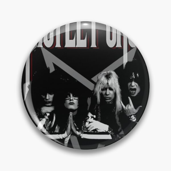 Item preview, Motley Crue Dark Minimal Pentagram Art Design designed and sold by KaylaPage01.