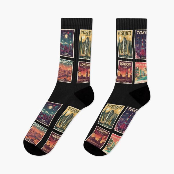 Item preview, Vintage Retro Travel Poster Collection - World Cities & National Parks designed and sold by freackly.