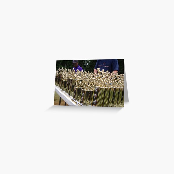 LITTLE LEAGUE TROPHY AWARDS Greeting Card