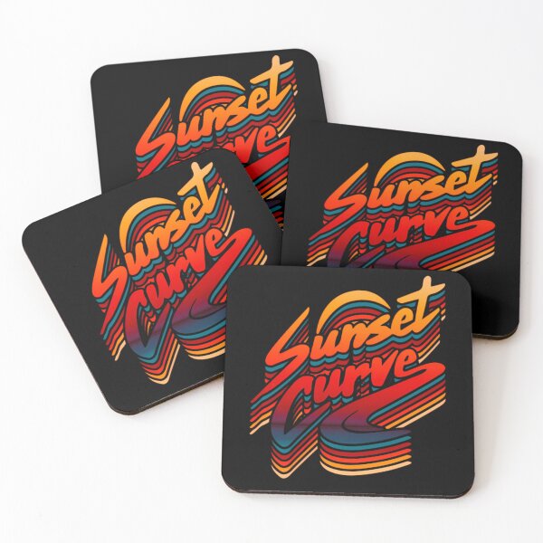 Item preview, sunset curve band  designed and sold by GhostLitedesign.