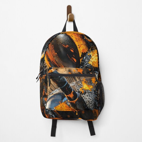 Item preview, Fiery Bumblebee Macro Splash Art designed and sold by Kaleidoscope Print.