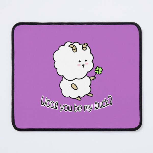 Item preview, Wool you be my luck? Cute Sheep Clover Pun designed and sold by ubborn.