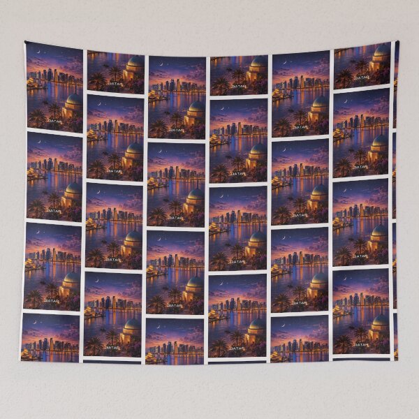 Item preview, Qatar Travel Art designed and sold by Thistle-TShop.