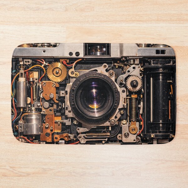 Item preview, Vintage camera internal mechanics photography designed and sold by Mauswohn.