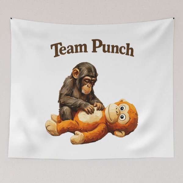 Item preview, Team Punch, Cute Monkey Graphic Tee, Comfort Colors 1717, Baby Monkey designed and sold by Jeffasmooren.