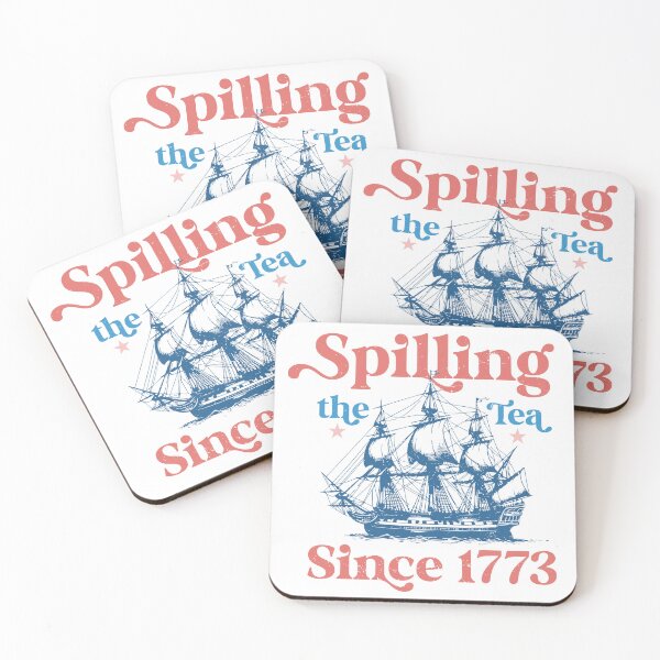 Item preview, Spilling The Tea Since 1773 Funny US History designed and sold by H3ll-Ash-Studio.