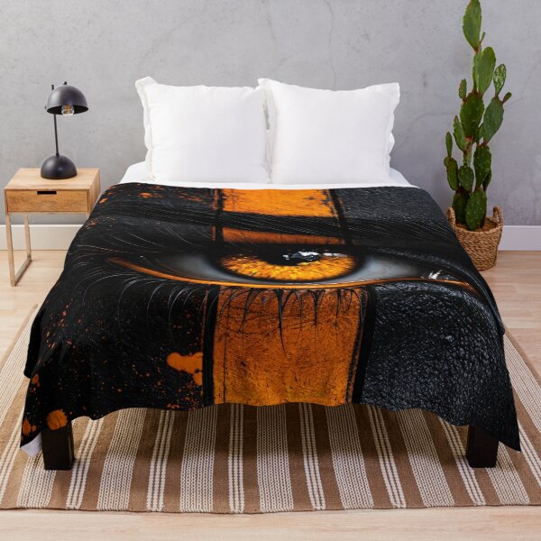 Item preview, Golden Eye Abstract Noir Portrait designed and sold by Kaleidoscope Print.
