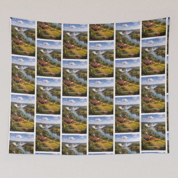 Item preview, Paraguay Travel Art designed and sold by Thistle-TShop.
