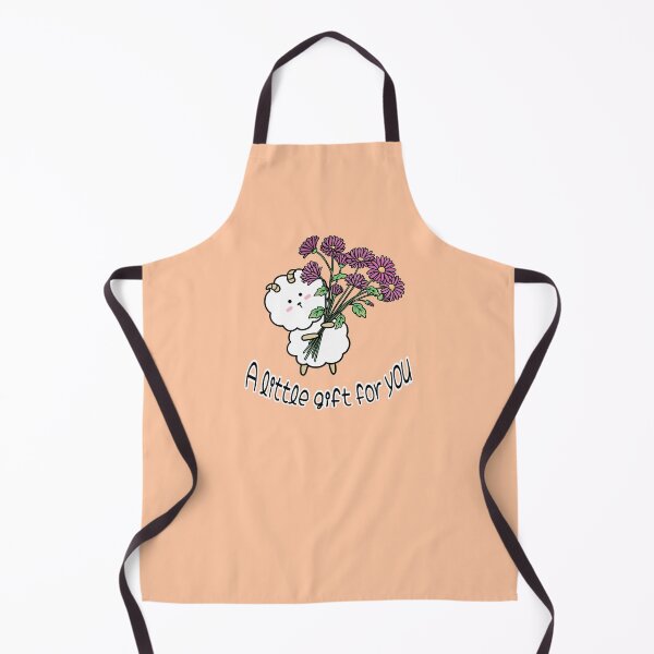 Item preview, Cute Sheep with Flower Bouquet - A Little Gift for You designed and sold by ubborn.