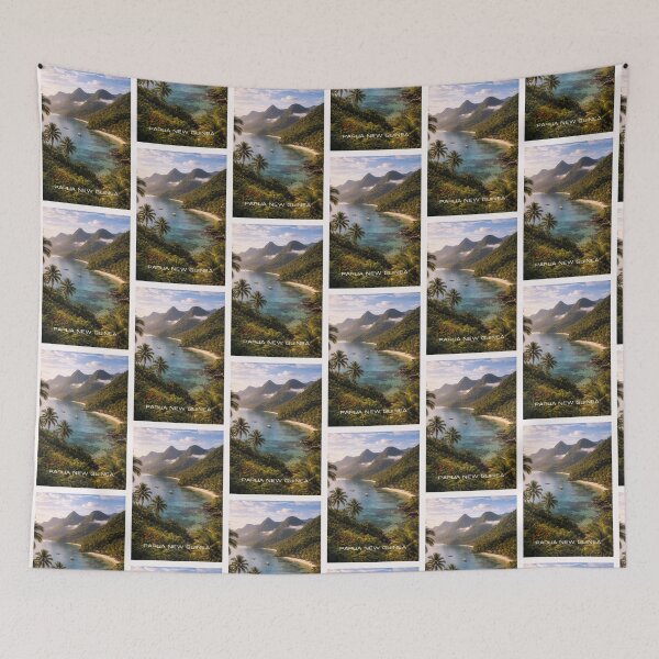 Item preview, Papua New Guinea Travel Art designed and sold by Thistle-TShop.