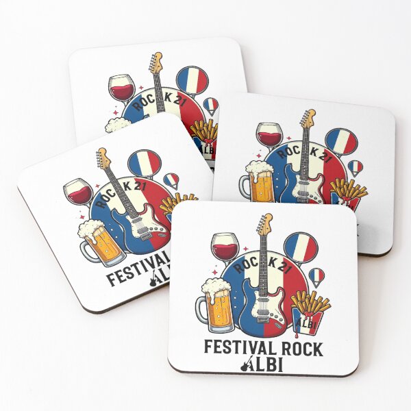 Item preview, Rock 21 Albi Festival Guitar T-Shirt – Vintage Rock Music Festival Design – Albi France Guitar Graphic Tee designed and sold by Sushikidsntod.