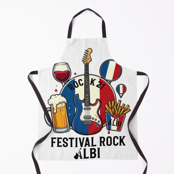 Item preview, Rock 21 Albi Festival Guitar T-Shirt – Vintage Rock Music Festival Design – Albi France Guitar Graphic Tee designed and sold by Sushikidsntod.