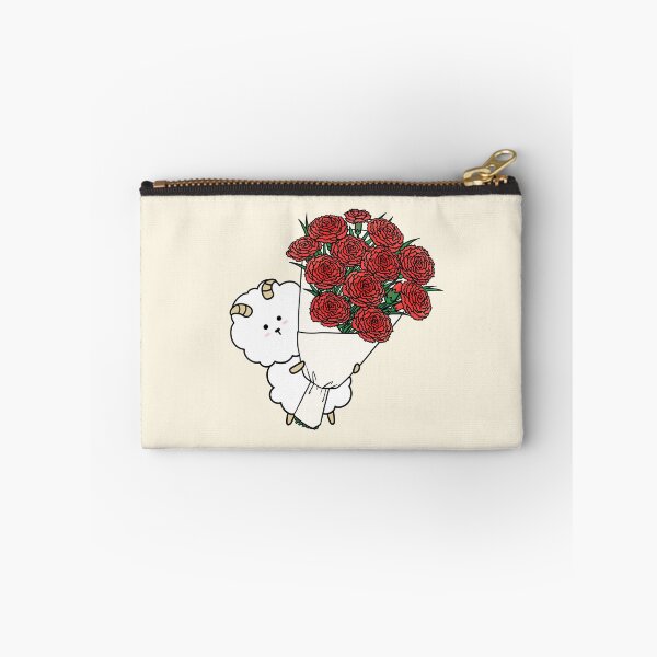 Item preview, Cute Sheep with Red Flower Bouquet - Love & Appreciation Gift  designed and sold by ubborn.