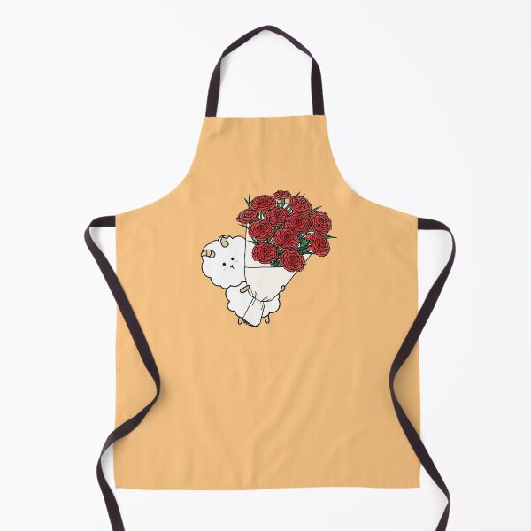 Item preview, Cute Sheep with Red Flower Bouquet - Love & Appreciation Gift designed and sold by ubborn.