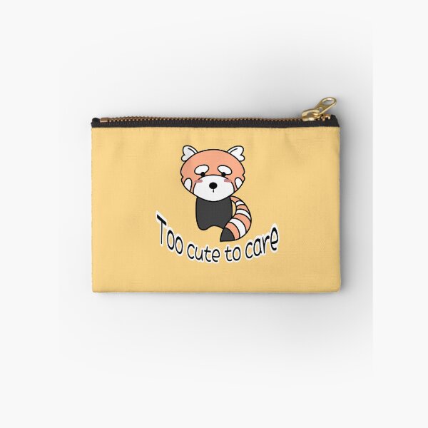 Item preview, Funny Red Panda - Too Cute To Care Kawaii Animal Sticker designed and sold by ubborn.