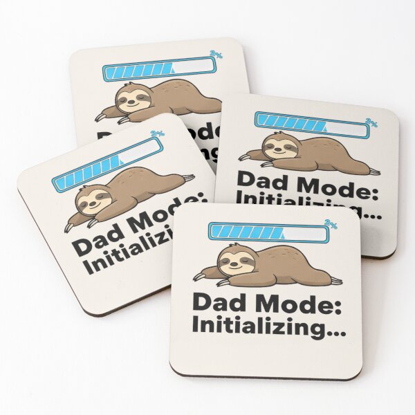 Item preview, Loading Dad Mode Initializing Sloth T-Shirt & Sticker – Funny Dad Bod Meme, Lazy Sloth Humor, Fatherhood Joke Gift designed and sold by ZyxDes.
