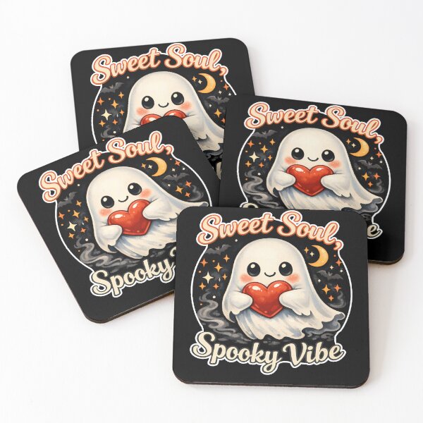 Item preview, Cute Ghost Sweet Soul Spooky Vibe Kawaii Halloween Ghost Aesthetic designed and sold by cr6zym1nd.