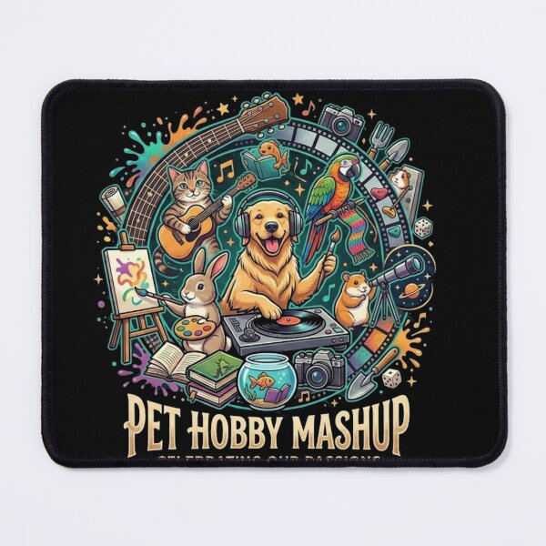 Item preview, Pet Hobby Mashup – Animals Doing Creative Hobbies and Music designed and sold by GenZFashion000.