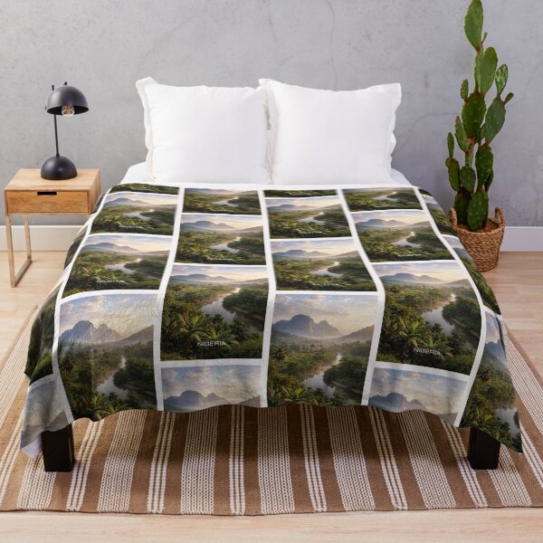 Item preview, Nigeria Travel Art designed and sold by Thistle-TShop.