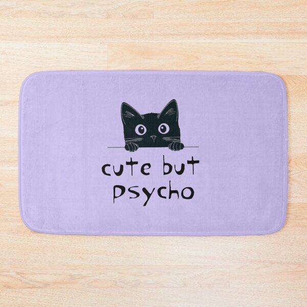 Item preview, Cute Psycho Cat designed and sold by ClanRaeDesign.