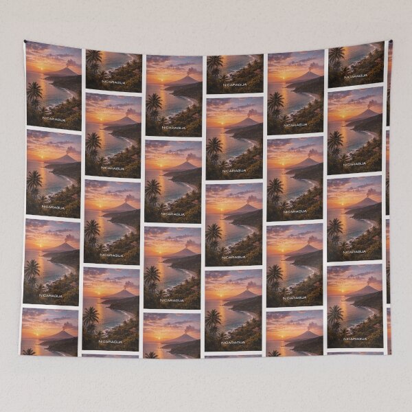Item preview, Nicaragua Travel Art designed and sold by Thistle-TShop.