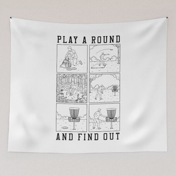 Item preview, Funny Disc Golf Play A Round And Find Out Diagram designed and sold by GrandeDuc.