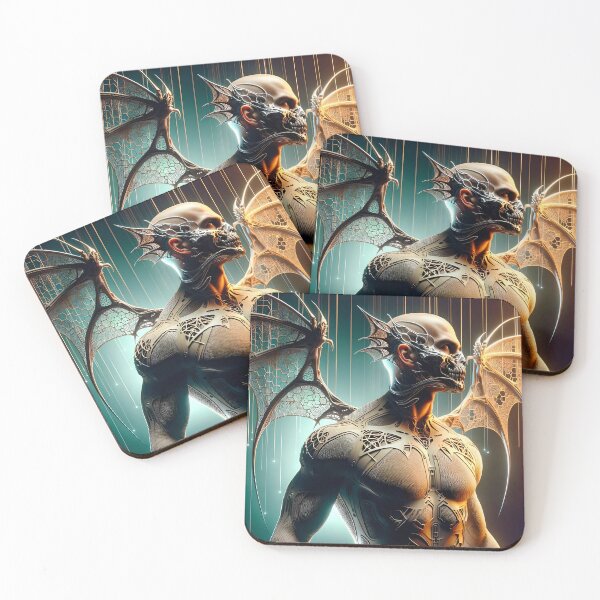 Item preview, anafiel - cyber goth fantasy: 3D digital art designed and sold by QiMera.