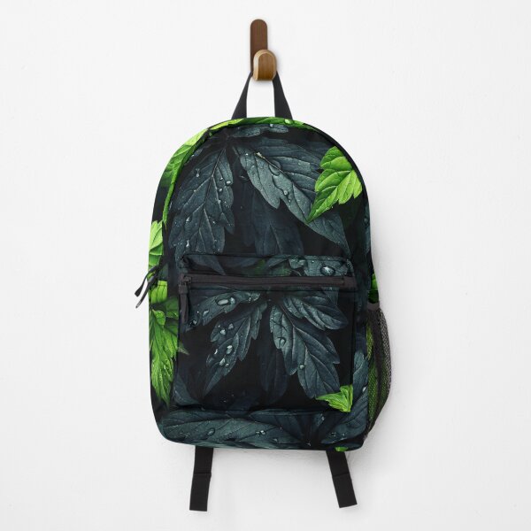 Item preview, Emerald Leaves Dark Botanical Pattern designed and sold by Kaleidoscope Print.
