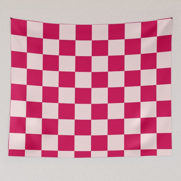 Item preview, Groovy pink fun Chic  Retro colorful checkered pattern  designed and sold by Creations by lyne.