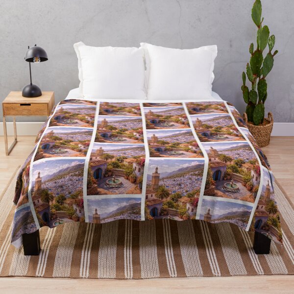 Item preview, Morocco Travel Art designed and sold by Thistle-TShop.
