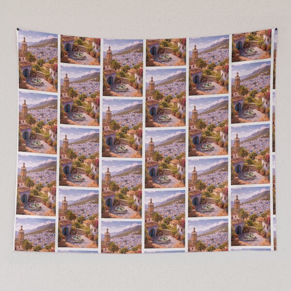 Item preview, Morocco Travel Art designed and sold by Thistle-TShop.