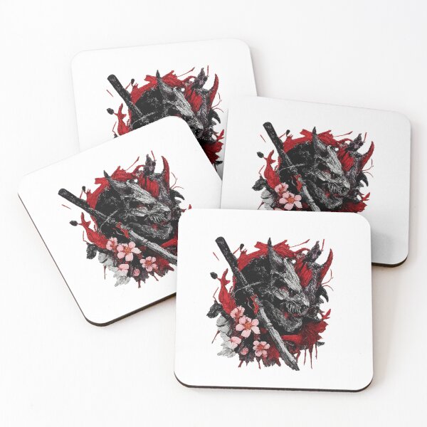 Item preview, Dark Fantasy Demon Samurai Art designed and sold by Genzhere.