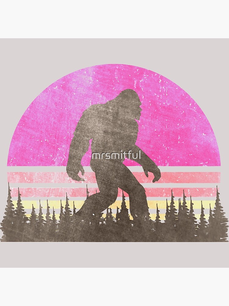 Vintage Distressed Bigfoot Shirt - Sasquatch Shirt - Bigfoot T Shirts by mrsmitful