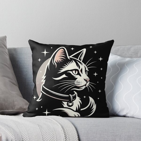 Item preview, Celestial Tabby: Whimsical Starry Night Cat Portrait designed and sold by GenZFashion000.