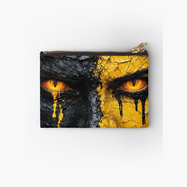 Item preview, Demonic Split Face Dark Fantasy Portrait designed and sold by Kaleidoscope Print.