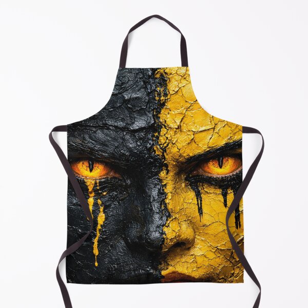 Item preview, Demonic Split Face Dark Fantasy Portrait designed and sold by Kaleidoscope Print.