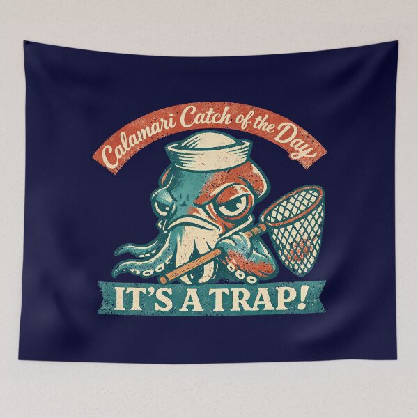 Item preview, Calamari Catch Vintage Seafood Restaurant designed and sold by agearb.