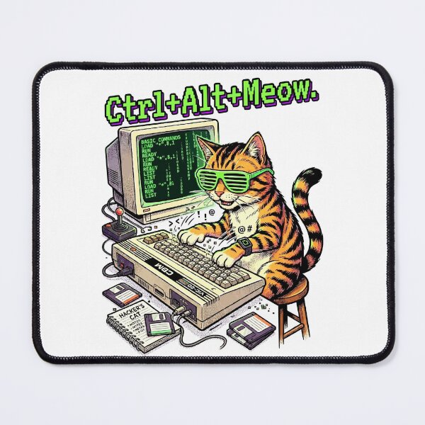 Item preview, Geek cat designed and sold by Remy490.