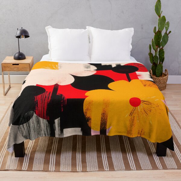 Item preview, Bold Art Deco Floral Composition designed and sold by joycrysstudio.