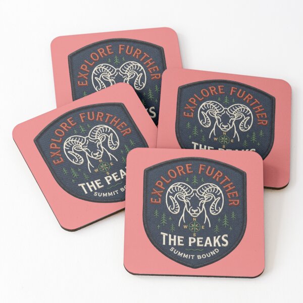Item preview, Explore Further – The Peaks Summit Patch Design designed and sold by Dogandesighn.